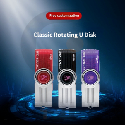 Kingston DT101 USB 2.0 Portátil Flash Drive Armazenamento De Memória Vara Pen 128GB 64GB 32G 16GB 8GB 4GB 2GB 1GB
