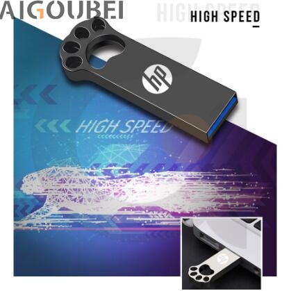 Unidade De Armazenamento Criativa HP Cat Claw Pendrive USB 3.0 1GB 2GB 4GB 8GB 16GB 32GB 64GB 128GB 2TB À Prova D'água D