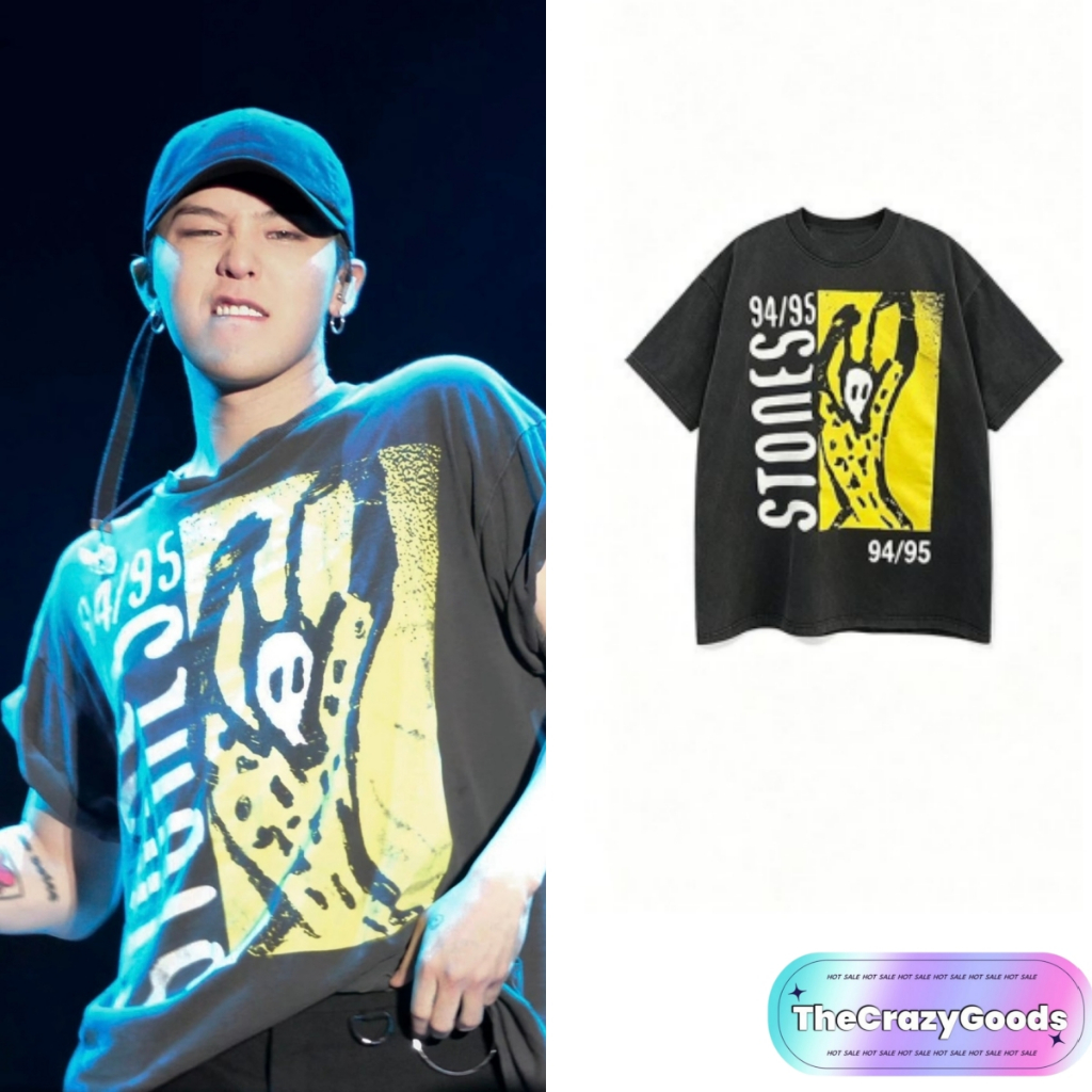 G-Dragon Mesmo Estilo vintage De Manga Curta gd Camiseta BIGBANG