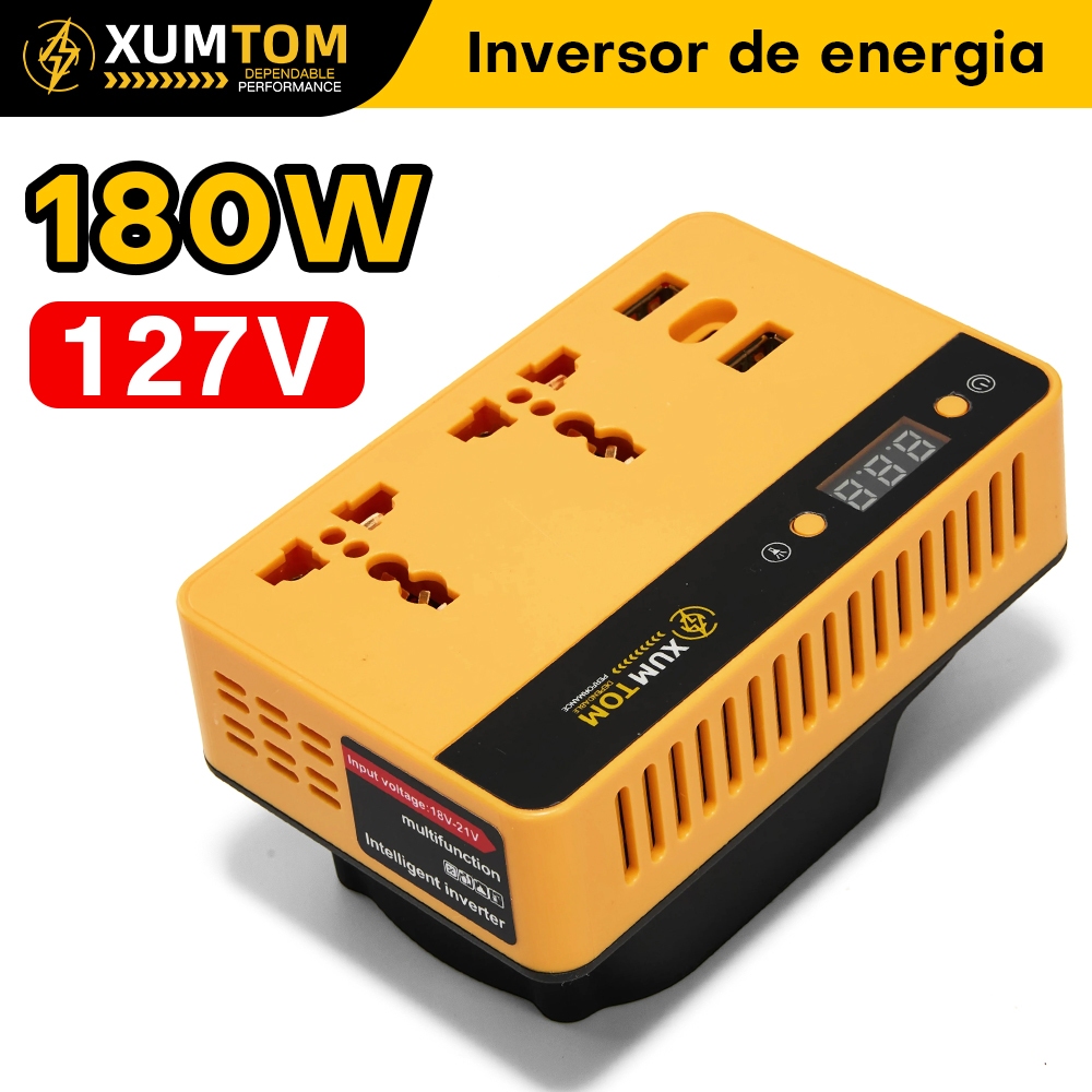 Inversor de energia 127V Adaptador de energia do inversor de bateria Makita para eletrodomésticos