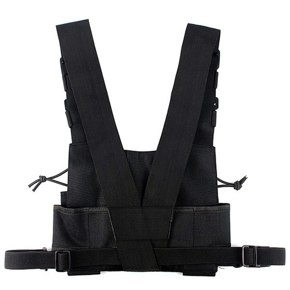 1 Pçs CS Táticas Peito Pacote Frontal Bolsa Colete Rig Caso Saco Para Baofeng UV-5R-82 888S Rádio Walkie Talkie Resgate