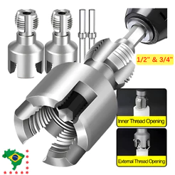 Abridor De Rosca Interno Externo Tubo Cano Água 1/2" e 3/4"