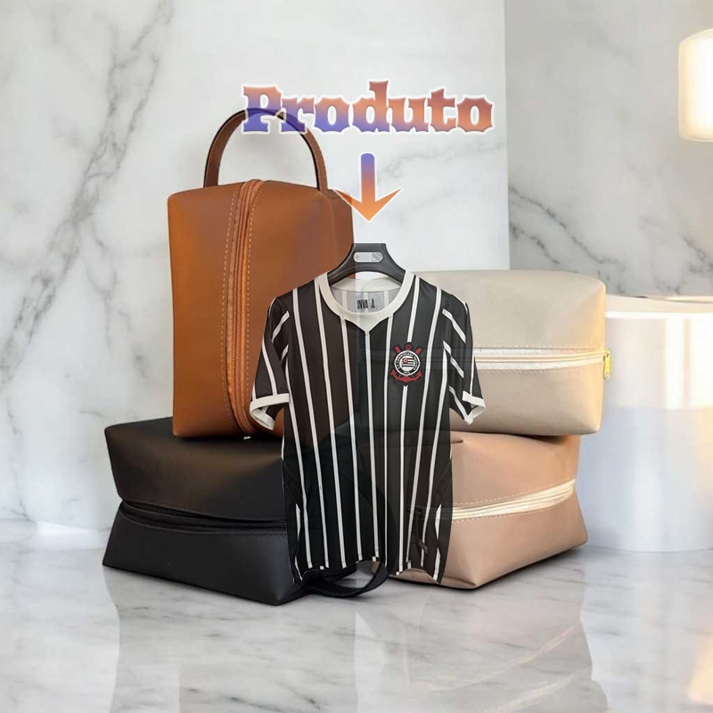 Bolsa Organizadora de Viagem Pequena com Alça para Mulheres e Homens T0R0