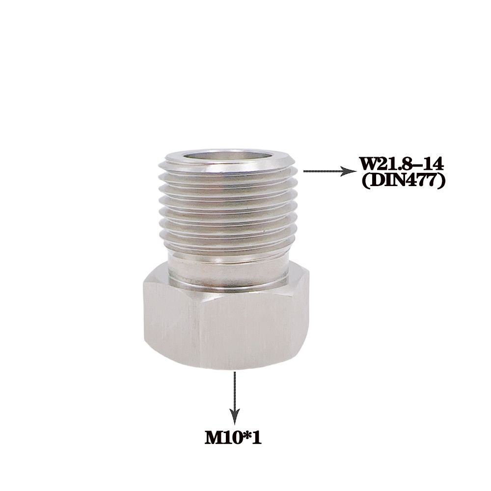 M10/M11 Fêmea Para W21.8-14 Macho Adaptador De CO2 Mini Conector Regulador Fermentação Caseira Cerveja Corny Barril Refr