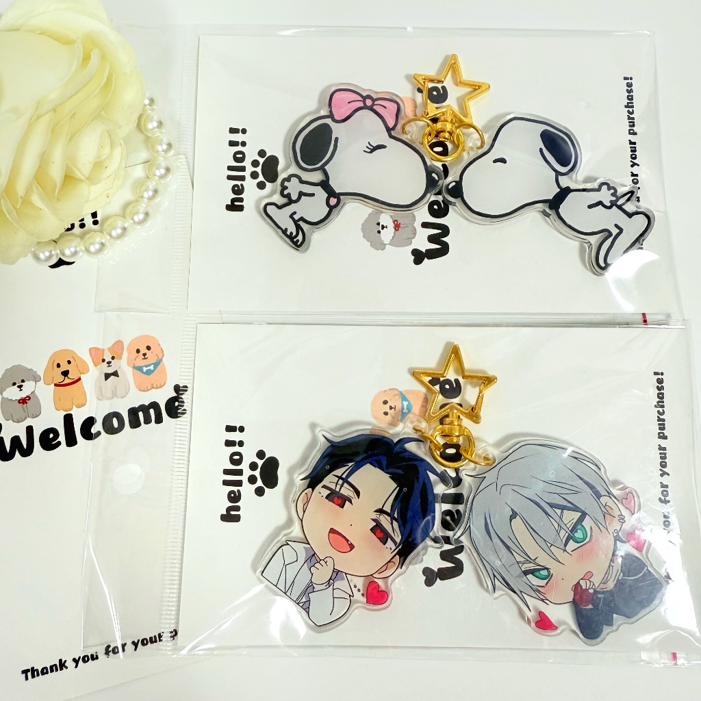 [Edição De Presente Premium] Chaveiro De Estrela Acrílica Haikyu Hinata Tsukishima Kei Cartoon Amine Com Pingente Fofo M