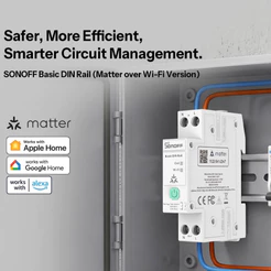 SONOFF BASIC-1GSP 1P DIN Rail WiFi Smart Switch 32A Interruptor De Relé Inteligente Com Aplicativo eWeLink Para Casa DIY