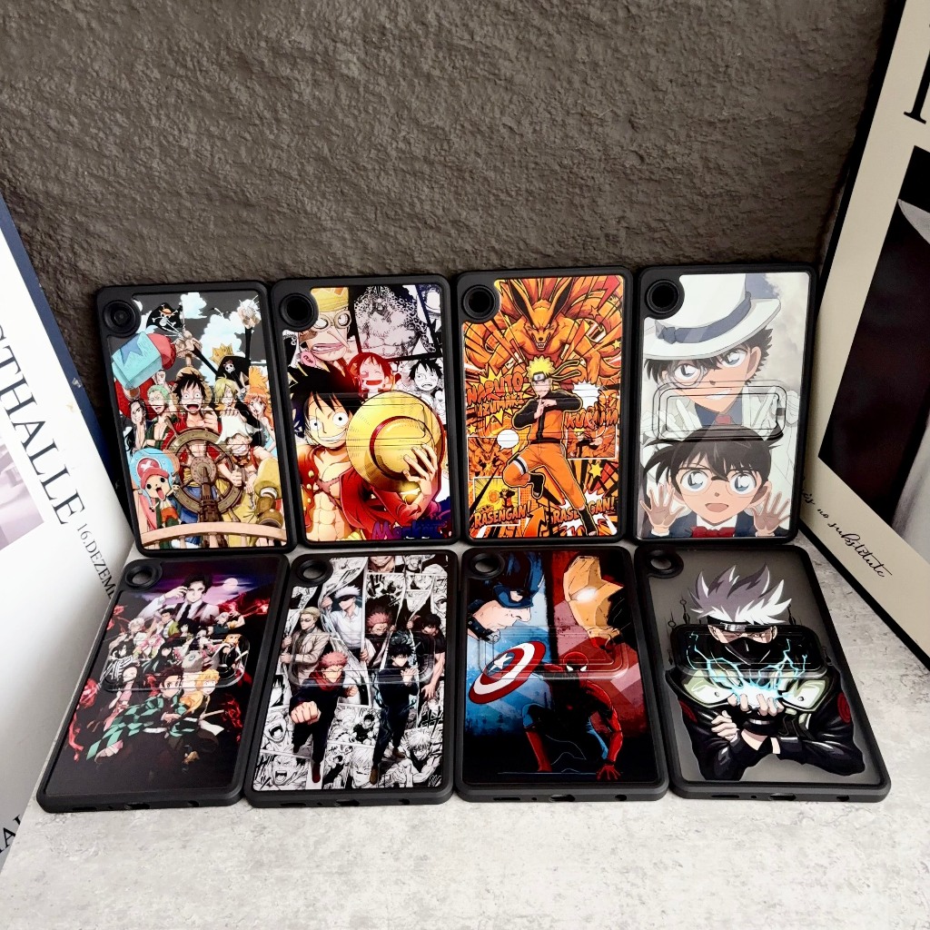 Para Samsung Galaxy Tab A11 A11 Plus A9 A8 A7 Lite S6 Lite Capa de Tablet com Suporte Ultra Fina S11 S10 S9 S9 FE