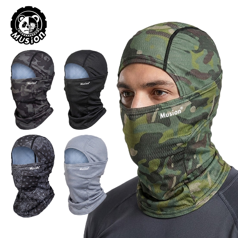 Musion Original Balaclava Tubo Máscara Moda Impressão Facial Bandana Cachecol Multifuncional Motocicleta Esportes Ao Ar 