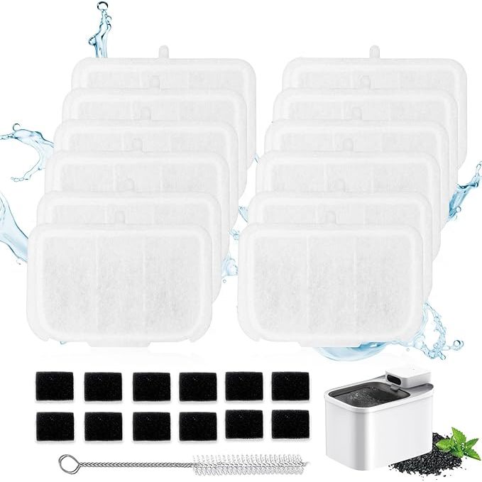 Para Unidade De Filtro PETKIT Rect Fonte De Água Sem Fio EVERSWEET MAX , Substituição Automática De Gato De 105 fl oz/3L