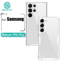 Nillkin Nature Pro Capa Para Samsung S26 Ultra S25/S24/S23 Luxuosa De TPU Macio Traseira