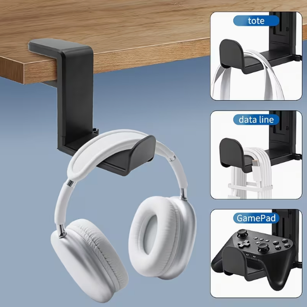 Suporte Headset Headphone Fone de Ouvido Gamer Mesa Prateleira - Mais Organização