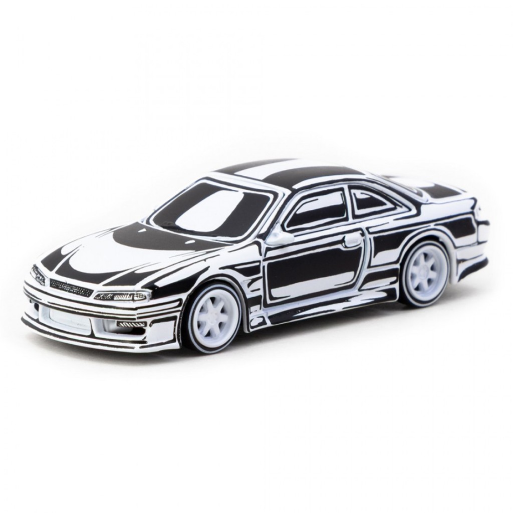 Tarmac Works T64G-018-JV 1/64 VERTEX Silvia S14 Projetado Por Carro Modelo Em Escala Fundida JOSHUA VIDES