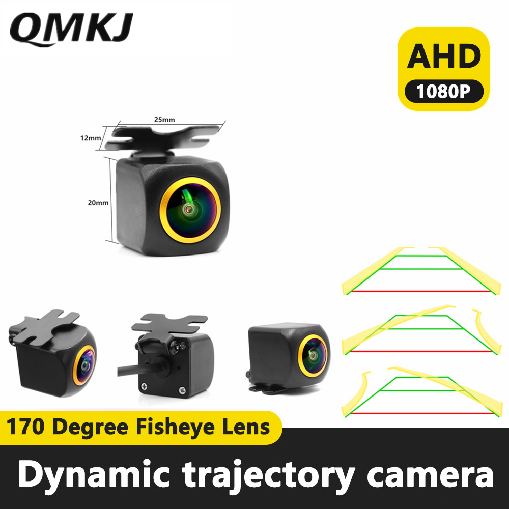 Câmera Retrovisora De Carro AHD HD Visão Noturna monitor De Estacionamento Automático 1080P À Prova D'água Grande Angula