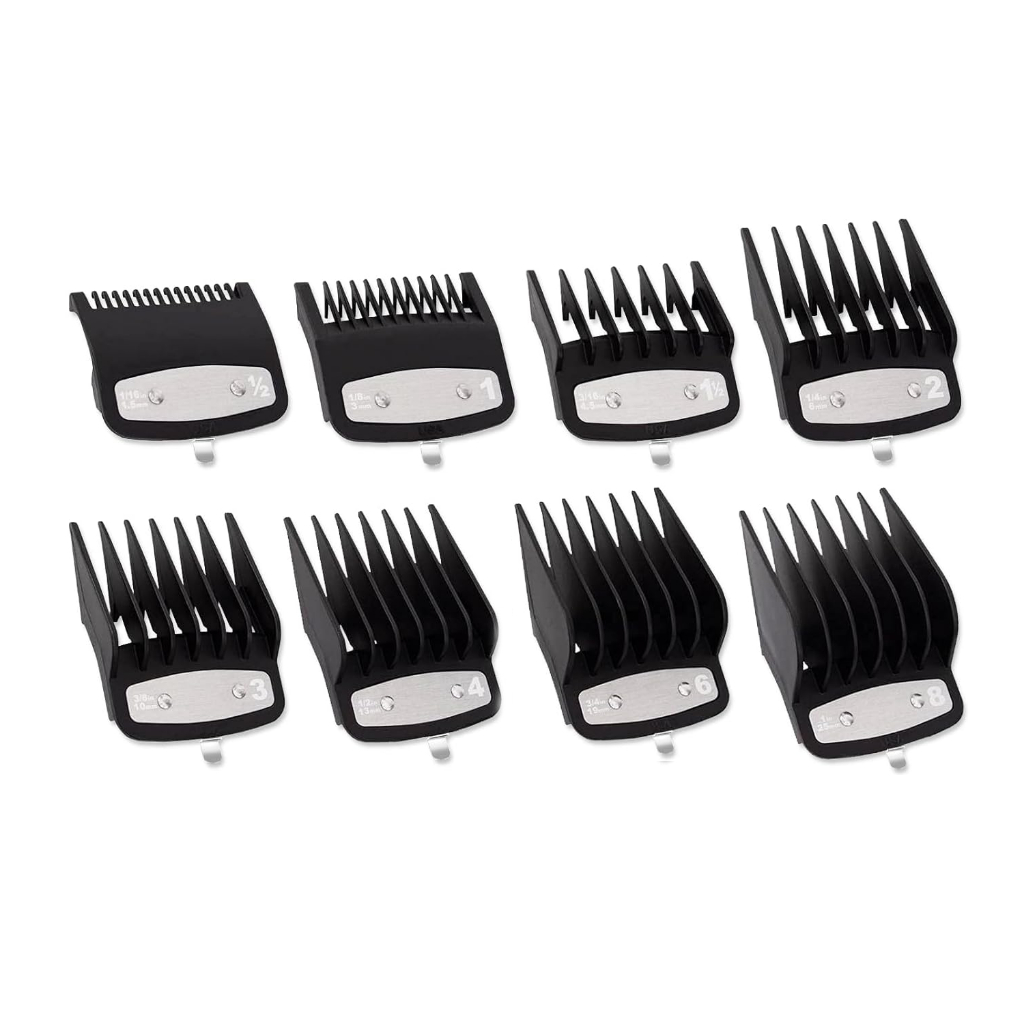 Kit 3/4/8/10 Pentes Guia 1.5mm-25mm Máquina De Cortar Cabelo Profissional Barbeiro