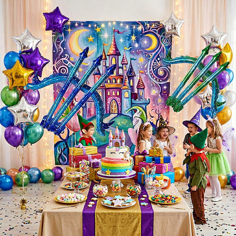 Balão De Arco E Flecha De 35 Polegadas , Decoração De Aniversário Infantil , Folha De Alumínio , Suprimentos Para Festa