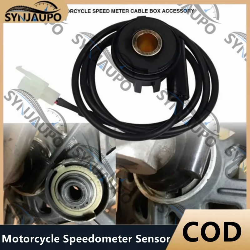 Para 12V Universal Motocicleta Medidor De Velocidade Sensor Fio Substituição Fácil Instalação Modificado Linha Indução T