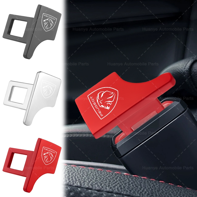 1pcs Logotipo Do Carro Cinto De Segurança Fivela De Travamento Para Peugeot 2008 208 306 4008 408 3008 307 5008 301 308 108 207 4007 407 508 Estilos De