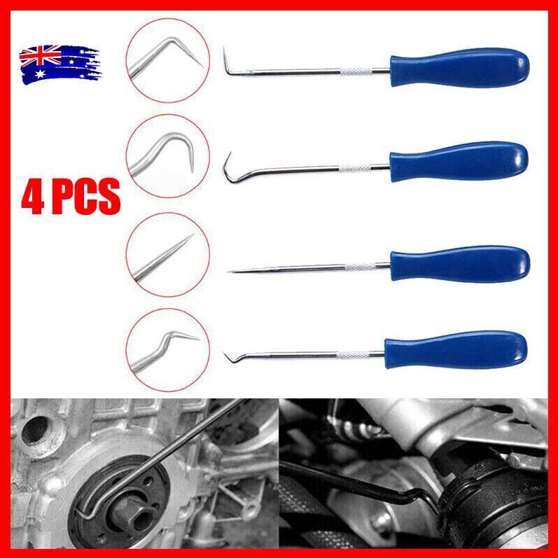 Conjunto De Picareta E Gancho Para Carro , 4 Unidades , Anel O , Vedação De Óleo , Extrator , Removedor , Ferramenta Man
