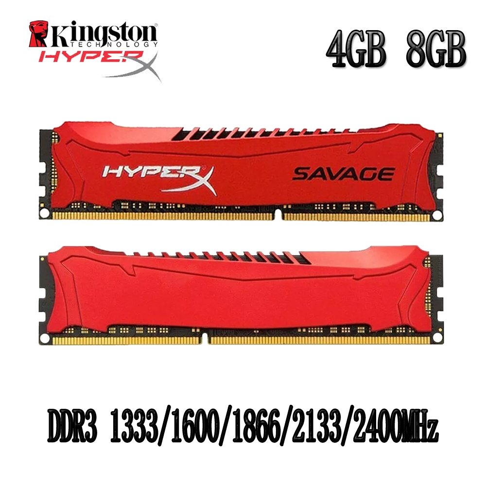 Kingston HyperX Savage DDR3 RAM 4 Gb 8 DDR3 1333/1600/1866 Mhz Memória De Mesa 2133/2400 XMP