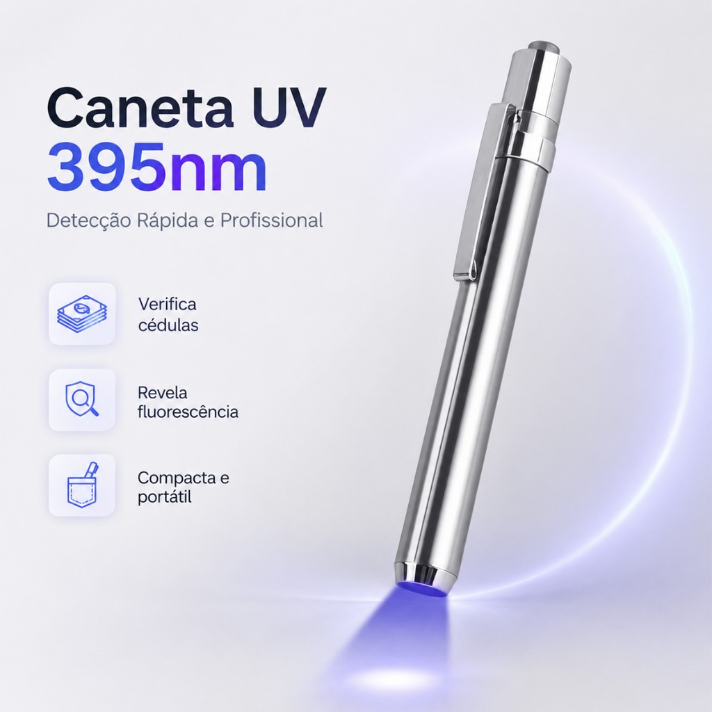 Caneta UV Para Unhas E Resina – Lâmpada De Cura Portátil , Detector De Agente Fluorescente