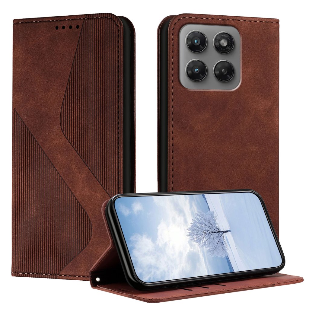Para MOTO G15 G17 Edge70 G57 G67 G100 GPlay G06 G86 G56 Fechamento Magnético Caso Da Aleta De Couro Do Negócio