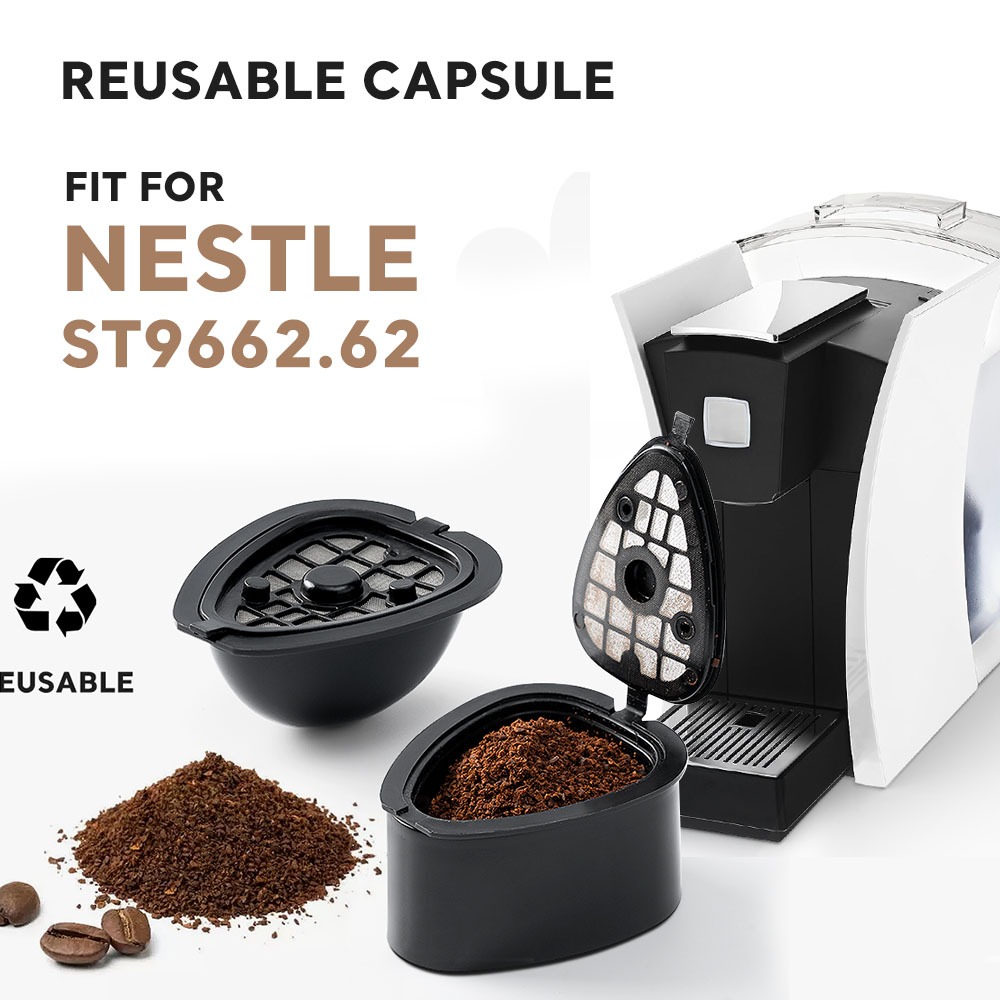 Nestle Cápsula Reutilizável De Chá Para Máquina Nestlé Special T St9662 62Rd Refil Filtro De Café Suporte Cápsulas Acess