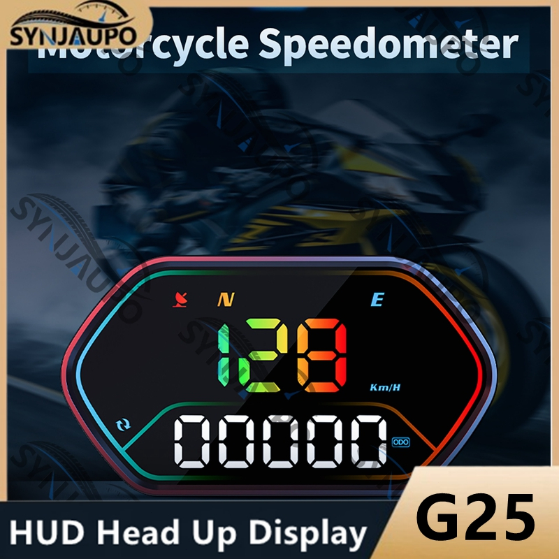 G25 IPX8 À Prova D'água GPS HUD Display USB Para Carro Motocicleta , Medidor Multifuncional Com Bússola De Velocidade Al