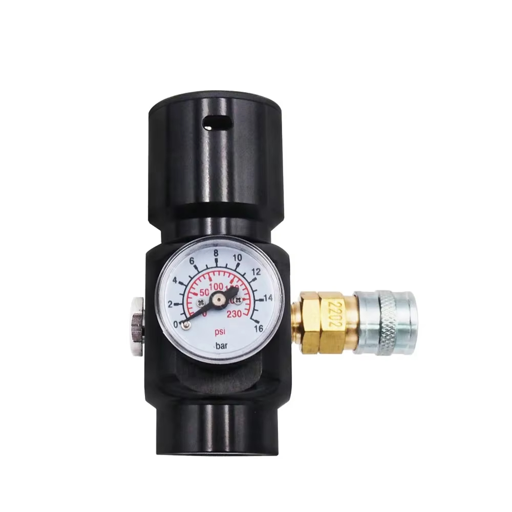 HPA Mini SFR Regulador De CO2 Liga De Alumínio Super Fast-Refresh G1/2-14 Entrada 1500 PSI Saída 0-130 Ferramentas Pneum
