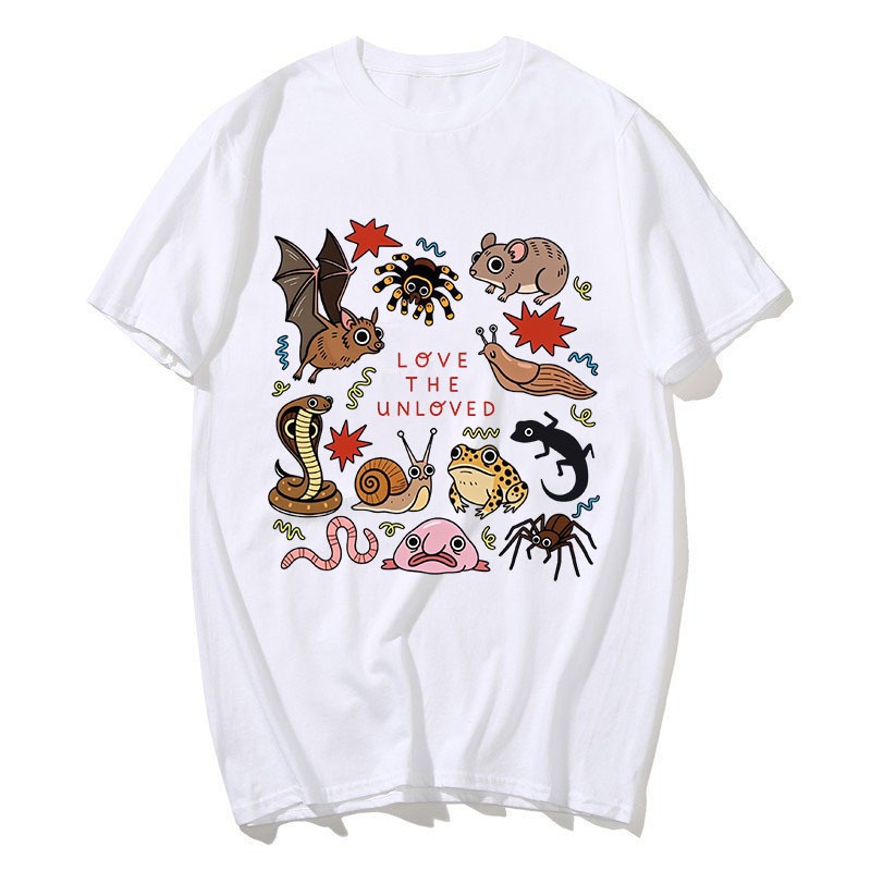 Amor O Não Amado T Camisa Das Mulheres Dos Homens Bonito Estranho Animal Retro Ciência Nerd Camiseta Bug Amante Biologia