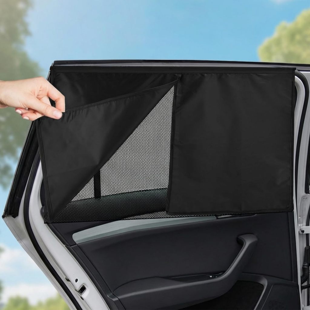 Par Cortinas Magnéticas De Proteção Solar Para Carros