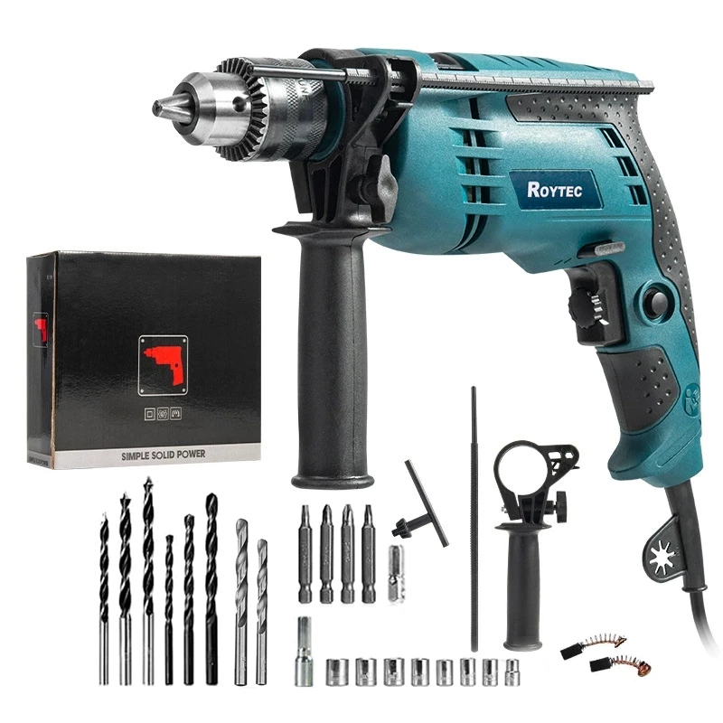 Parafusadeira e Furadeira Elétrica de Impacto Profissional 750W