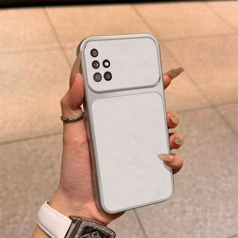 Caixa De Textura De Couro Para Samsung A12 A22 A22s A21s A31 A32 A51 A71 A52 A72 M22 M32 F42 A217F A315F A715F A515F M40