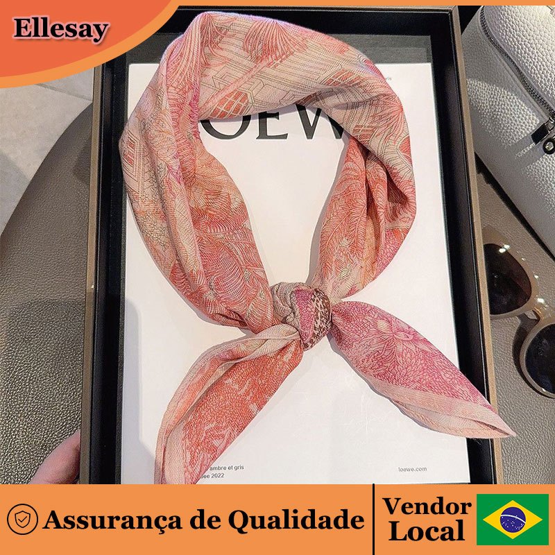 Lenço pequeno de proteção de pescoço macio feminino lenço de proteção de pescoço algodão linho sentir cachecol pescoço l