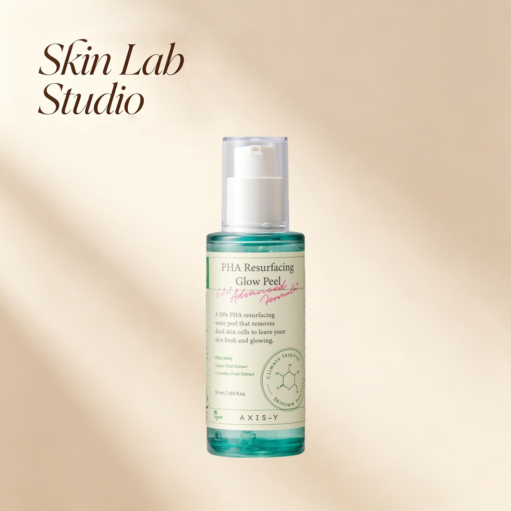 AXIS-Y PHA Resurfacing Glow Peel | Gel Esfoliante 10% PHA, Peeling Suave Minimizador de Poros Vegano