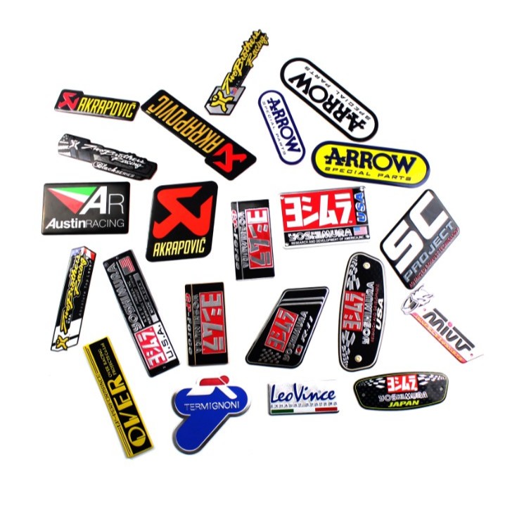 Adesivos De Escapamento De Motocicletas Para Akrapovic SC FMF AR Yoshimura etc .
