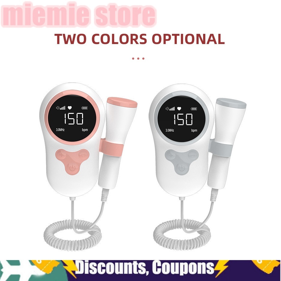 Doppler Monitor Fetal Detector De Frequência Cardíaca Para Bebês Grávidas