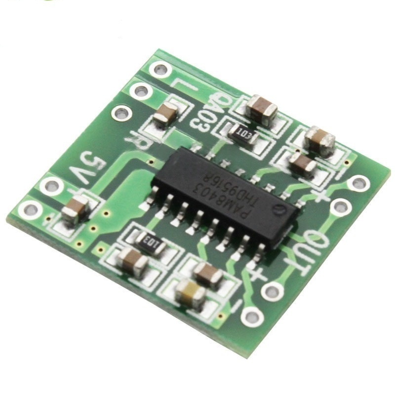 Placa amplificadora de potência Digital Ultra-miniatura 2*3W classe D PAM8403 placa amplificadora de potência de alta ef