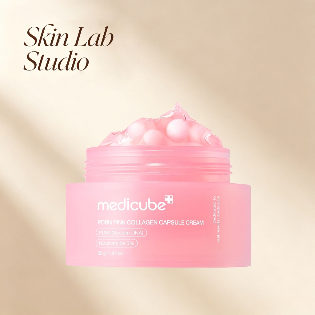 Medicube Creme Cápsula com Colágeno Rosa Pdrn Hidratante