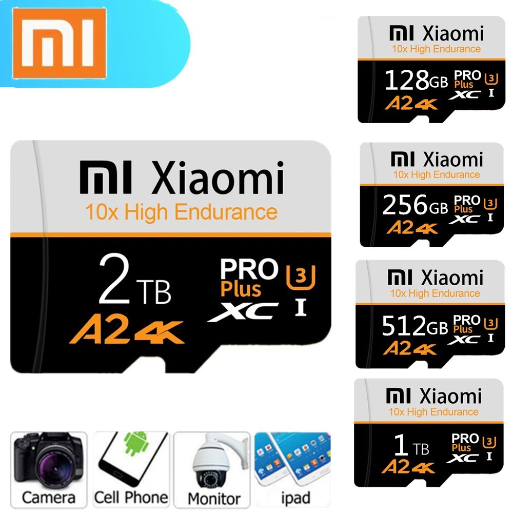 Cartão SD C10 De Alta Velocidade , 2TB , 1TB , 512GB , 256GB , De Memória Flash Micro Para Celular , Computador , Câmera