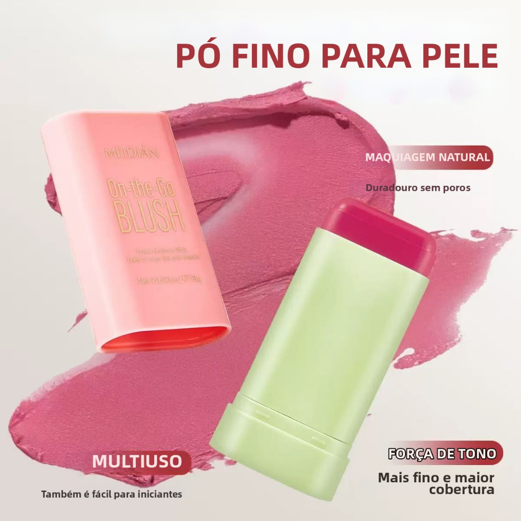 Blush vara maquiagem contorno blush creme Natural Nude maquiagem fosco blush não tira maquiagem …
