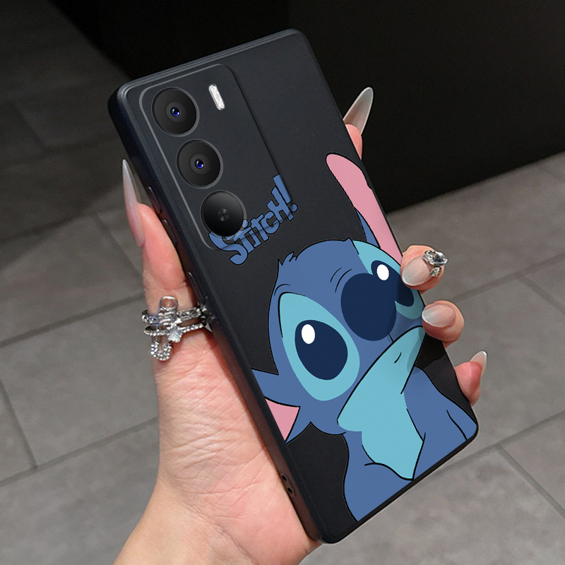 realme C71 5G C75 C75x Caso Bonito Monstro Ponto Embalagem Fosco Silicone Líquido Volta TPU Capa Macia