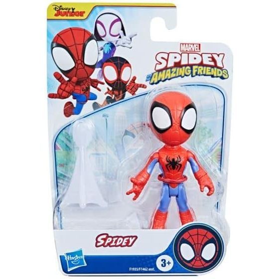 Marvel Spiderman e seus amigos mágicos boneco de ação super-herói homem-aranha (4 polegadas)