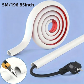 5 Meters hider Cable  Floor Cable Cover Cable Protector For Office Home Workshop Warehouse,15x10mm,DAMAI