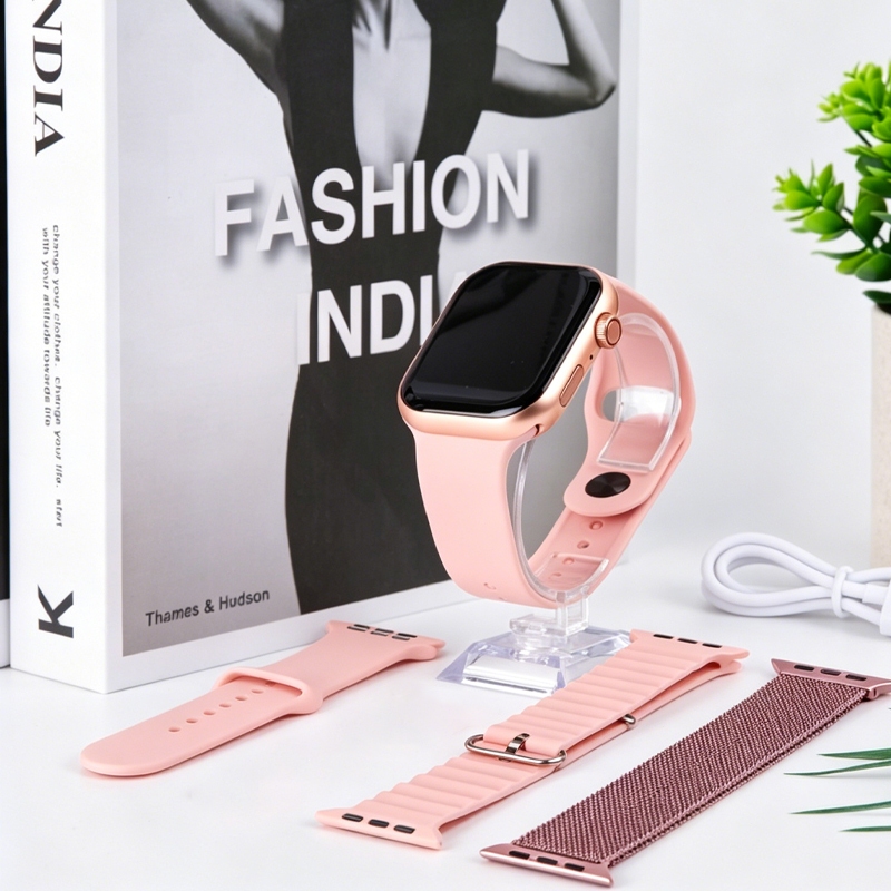 Kit 2 em 1 Moda Smartwatch Relógio Inteligente Super Feminino Masculino Esportivo Conjunto De Presente De Aniversário