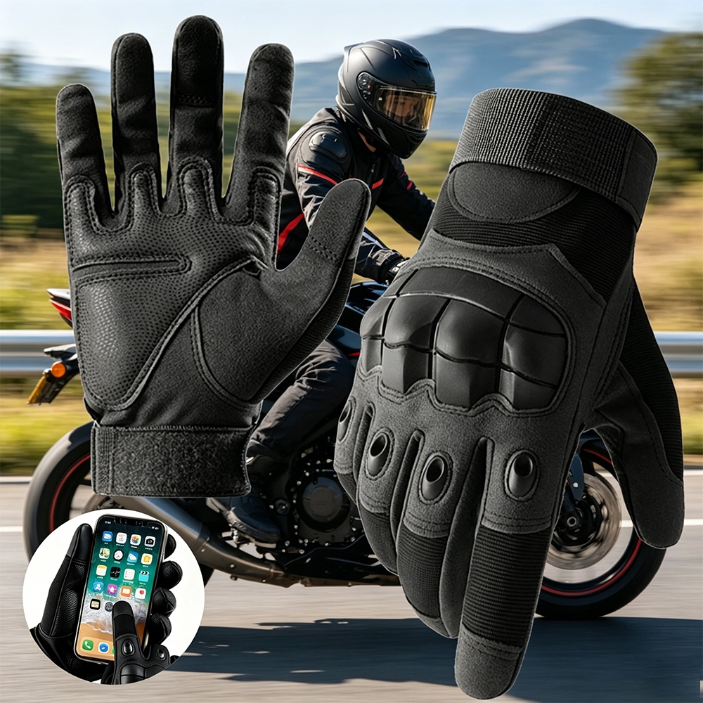 Luvas De Motocicleta Ciclismo Masculinas Táticas Ao Ar Livre Militar À Prova De Vento Resistente Desgaste Combate Antide