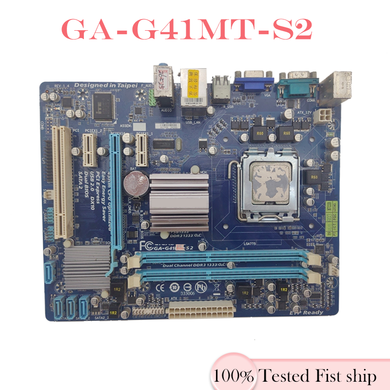 Para Gigabyte GA-G41MT-S2 Desktop Placa-Mãe G41 LGA 775 DDR3 Mainboard 100 % Testado OK