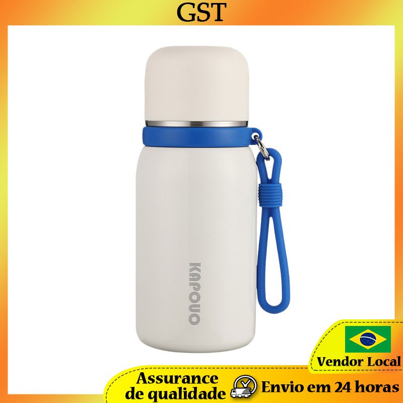 Copo térmico feminino de alto valor Mini bolso pequeno portátil 316 copo de água de aço inoxidável com corda copo de águ
