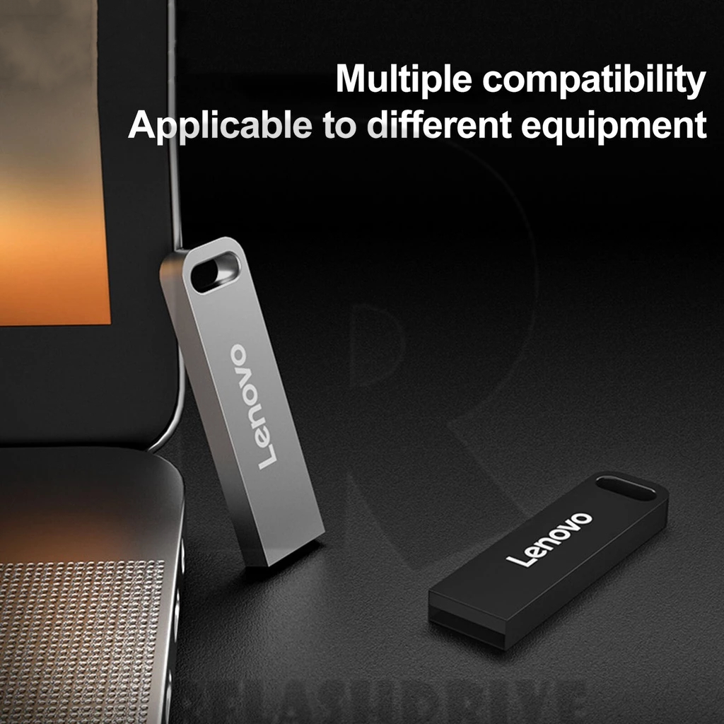Lenovo Pequeno Círculo Metal USB 3.0 Caneta Disco Rígido 1GB 2GB 4GB 8GB 16GB 32GB 64GB 128GB 2TB Flash Drive De Alta Ve