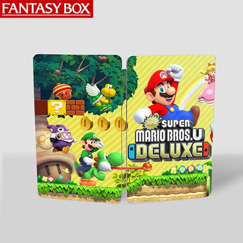 Novo Super Mario Bros . U Deluxe Para Nintendo Switch Steelbook | Caixa De Fantasia
