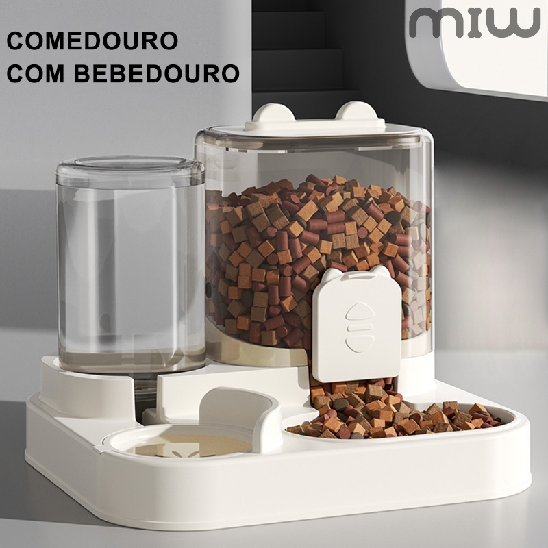 Comedouro e Bebedouro Automático para Cães e Gatos